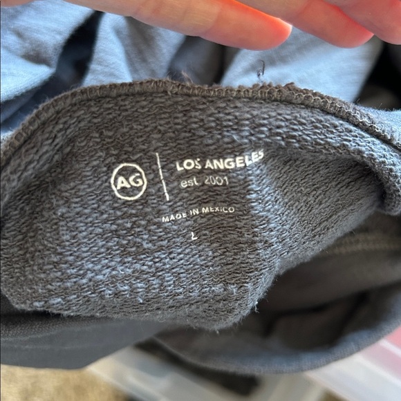 AG Nova Relaxed Hoodie in Slate Grey - Picture 7 of 7